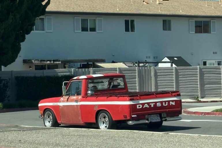 Someone that lives in my area always has this [Datsun Pickup] parked outside. Such a cool little truck