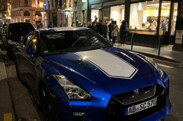 Random night in Paris and spotted this [Nissan GTR 50th Anniversary]