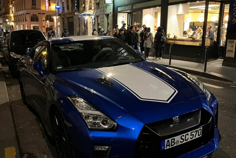 Random night in Paris and spotted this [Nissan GTR 50th Anniversary]