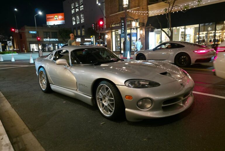[2nd gen Dodge Viper GTS] in valet