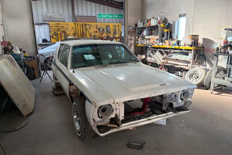 More pictures of my grandpa’s modifications to my car :)