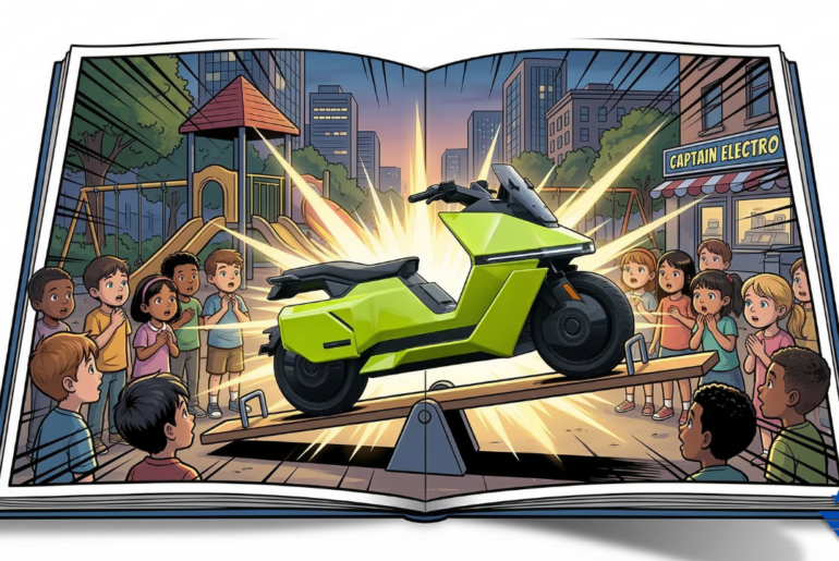 The World's First Self-Balancing Electric Motorcycle — Captain Electro