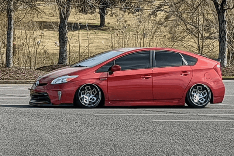 Slammed Prius