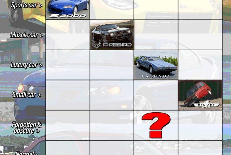DAY 5: Well, this is awkward... now, what obscure car from the past would be a strange choice to bring back?