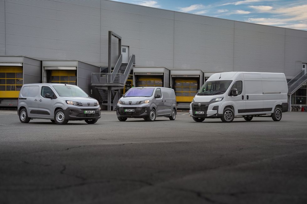 Peugeot electric vans