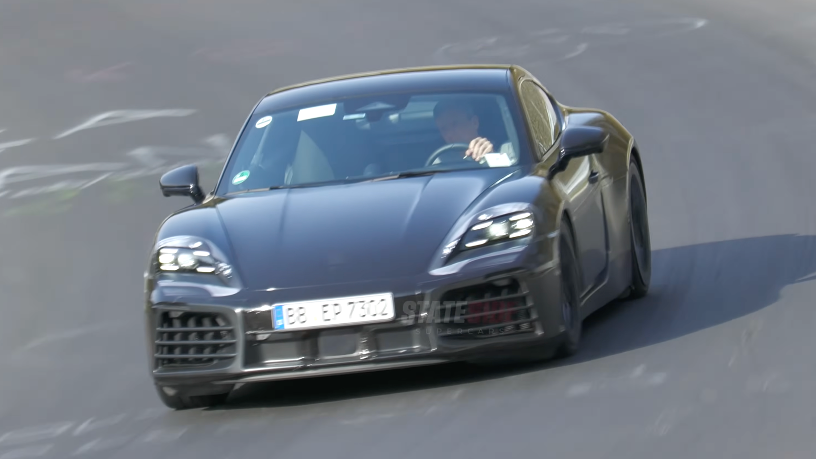 Porsche 718 Cayman EV Prototype At Nurburgring 1