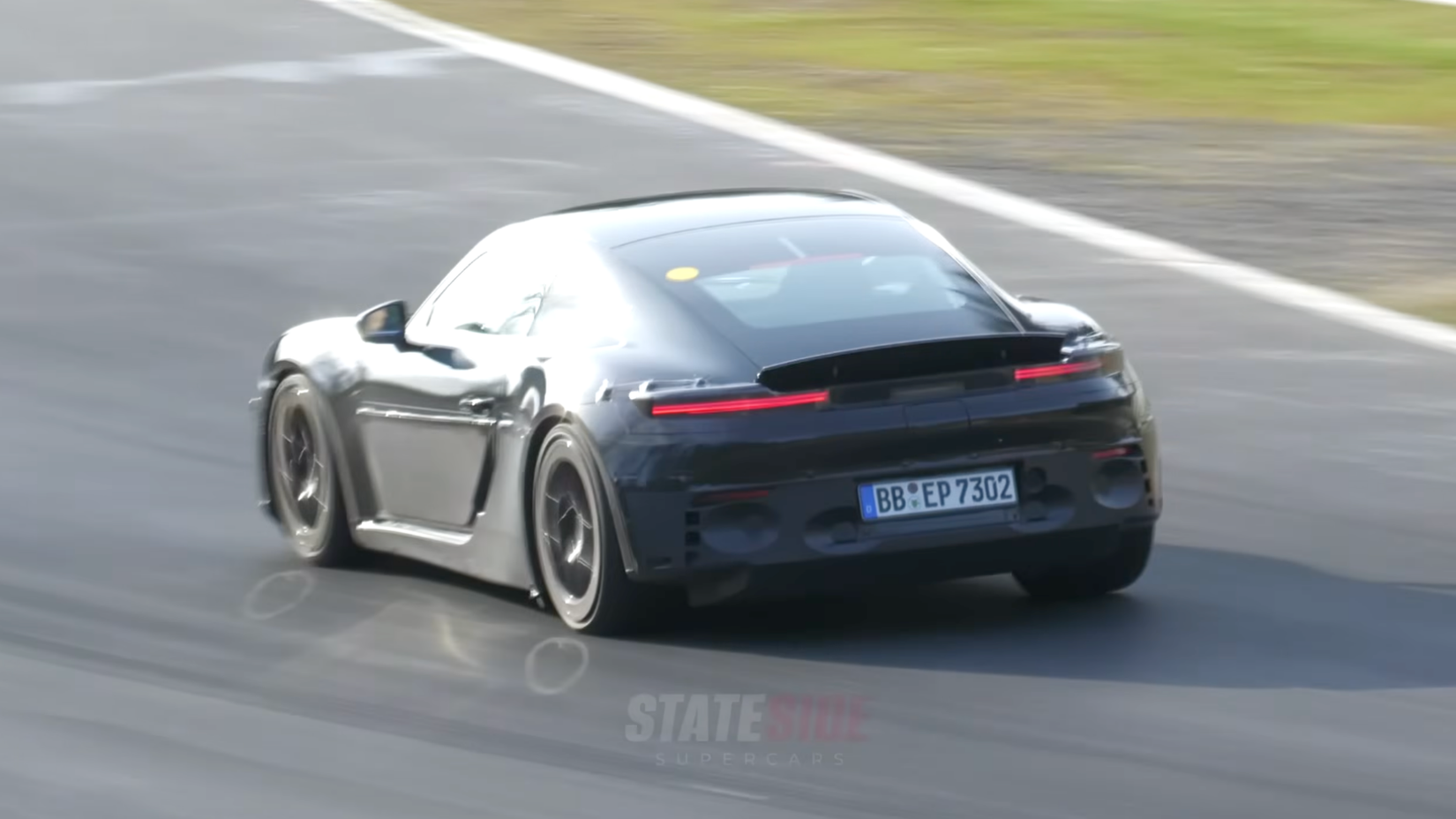 Porsche 718 Cayman EV Prototype At Nurburgring 3