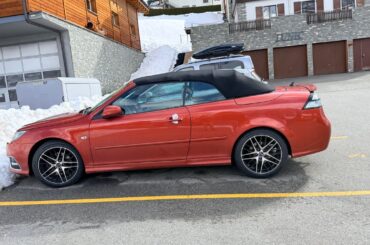 [Saab 9-3 independent edition] spotted in the Swiss alps