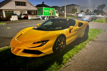 [Ferrari SF90 Spider] spotted in Auckland while walking the dogs