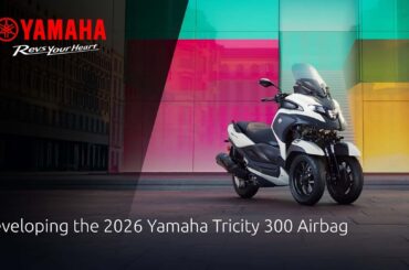 The Already Weird Yamaha Three-Wheeled Motorcycle Just Got Weirder By Adding An Airbag