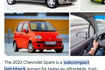 The 2022 chevy spark. Official cat of?