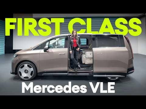 Is this the most luxurious electric MPV ever? | Mercedes VLE First Look | Electrifying