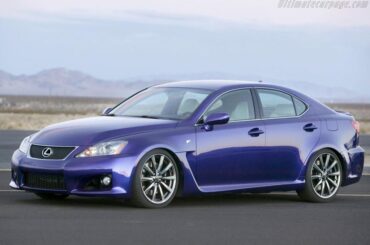 2007 Lexus IS F. the official car of....