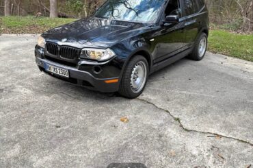 Manual LS swapped BMW X3 on steelies