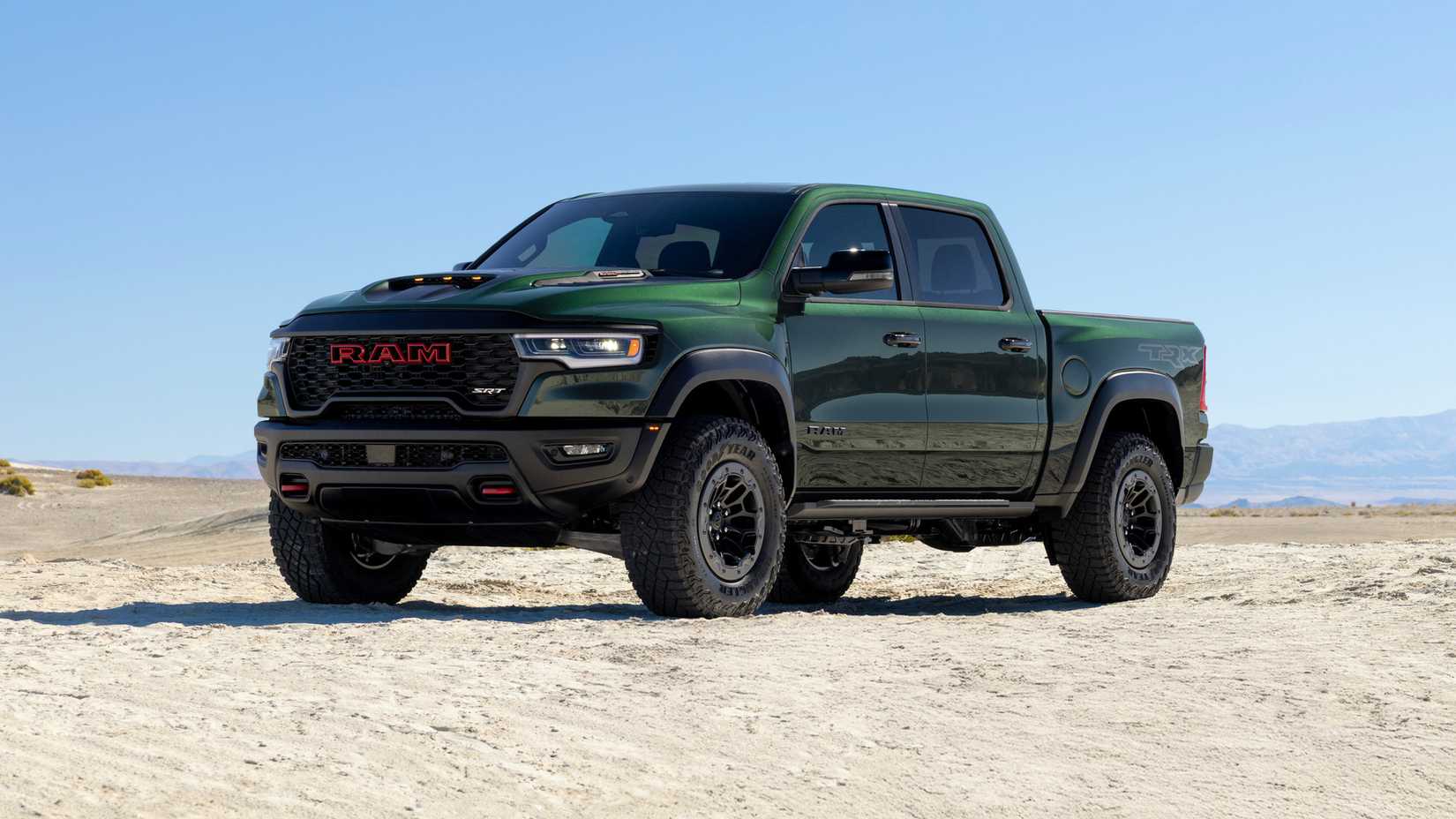 2027 Ram 1500 SRT TRX front three-quarter