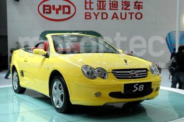 BYD S8 is a two-door hardtop convertible sports car produced by the Chinese automaker BYD Auto between 2009 and 2010. It is famously known for its design, which heavily resembles European cars like the Mercedes-Benz CLK (front) and the Renault Mégane CC (rear).