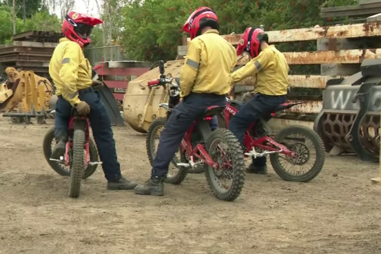 LAFD adds electric motorcycle fleet for rapid medical response and wildfire detection