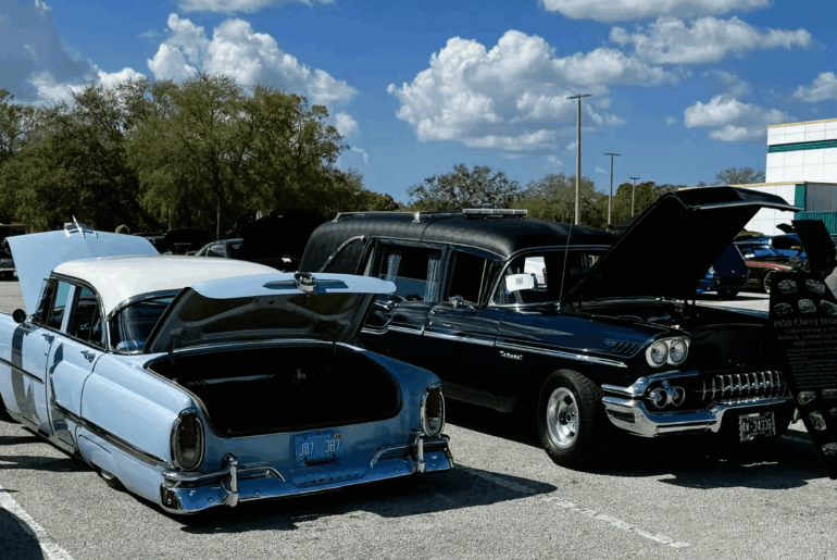 1956 Mercury and 1958 Pontiac