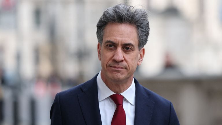 The ZEV mandate is one of Net Zero Secretary Ed Miliband's key green policies. Pic: Reuters