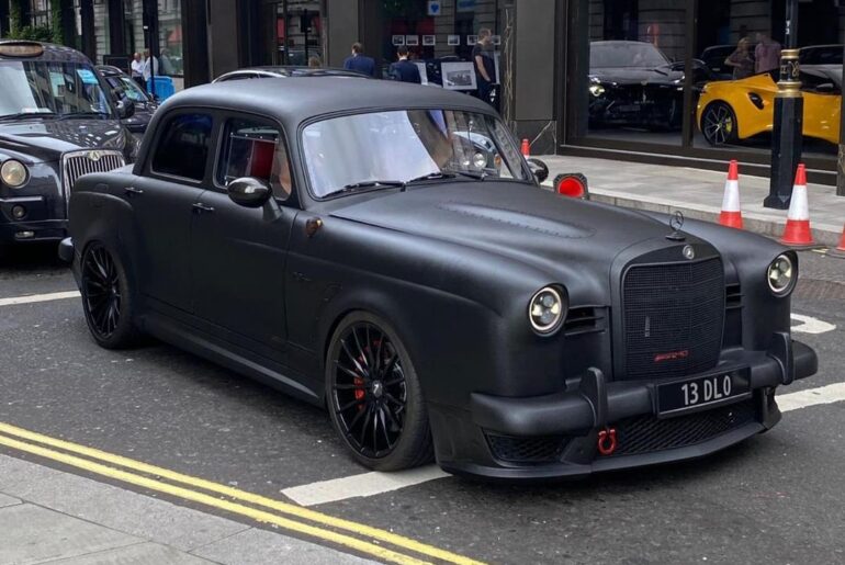 1961 Mercedes ‘Ponton’ with a 6.2L V8 C63 AMG engine swap