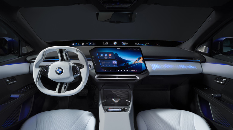 Dashboard of a new BMW i3