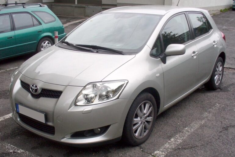 2007 Toyota Auris. The Official Car Of....