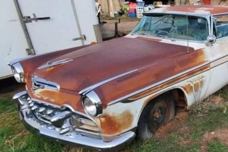 Just picked up this DeSoto with its original 291 hemi that spins free, all chrome looks brand new