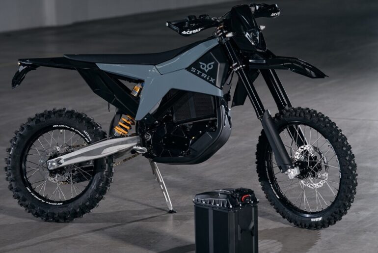 STRiX electric enduro motorcycle offers military-grade power