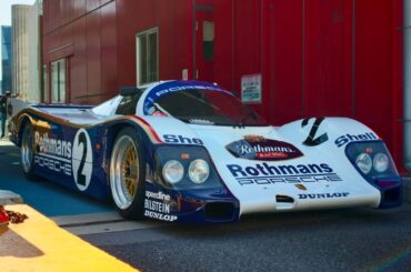 [Schuppan Porsche 962LM] with Rothmans livery at Shutoko, Tokyo