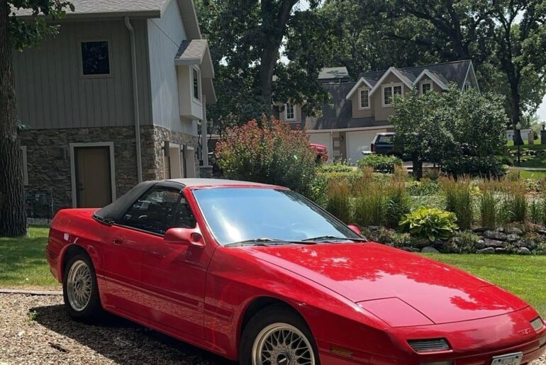 This is a special one. My buddy bought this FC convertible brand new in 1988. 5 speed with about 30k miles on the clock. Always been garage kept and the interior is pristine. [Mazda RX-7]