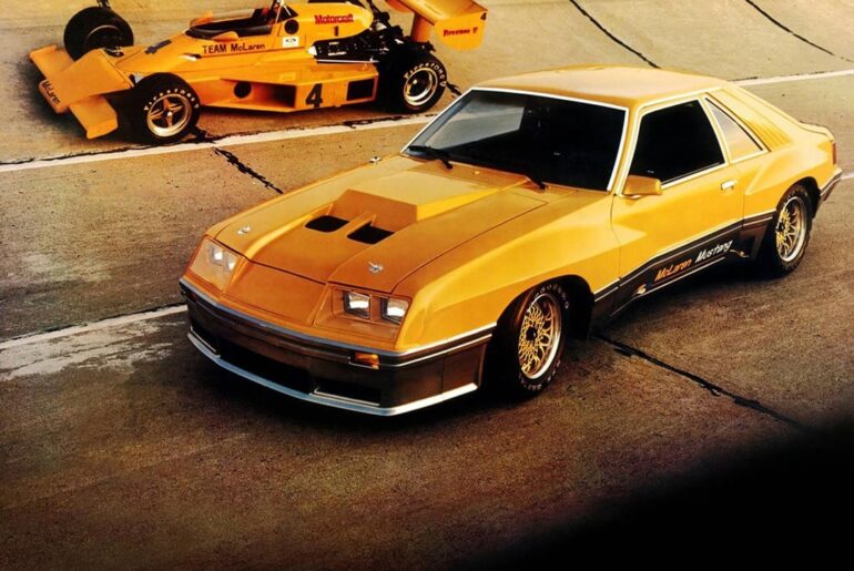 2 American cars modified by McLaren - The Ford Mustang M81 featuring a 2.3L turbocharged I4, and the Pontiac Grand Prix tuned by ASC McLaren (and a bonus car).