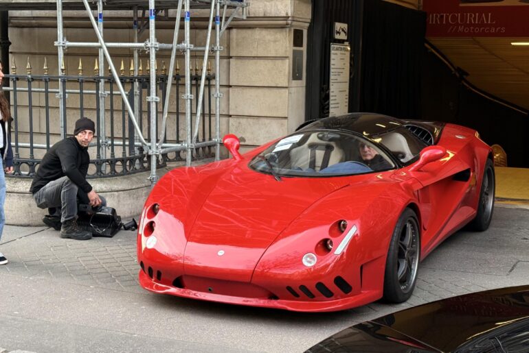 Unknown car seen being loaded for Artcurial Paris a few days ago