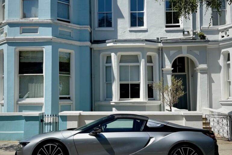 1 of ~460 (total) UK/RHD [BMW i8 Roadsters] seen in Nottingham