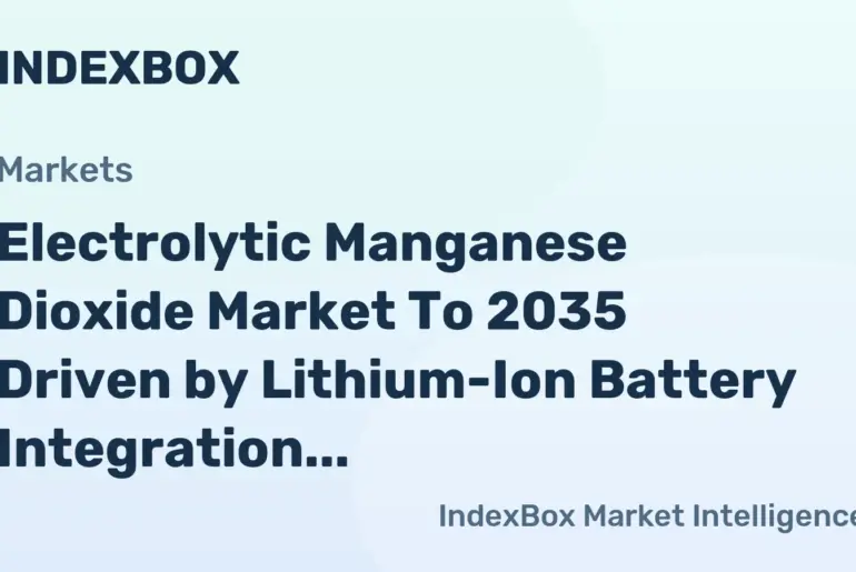 Electrolytic Manganese Dioxide Market To 2035: Growth Fueled by Electric Vehicle Cathode Demand - News and Statistics