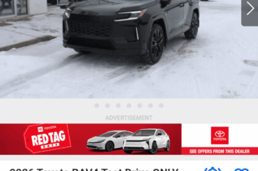 Imagine paying this much for a rav4. Crazy times we are in.