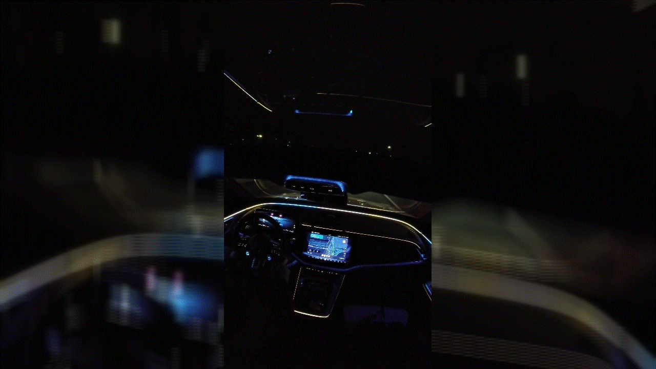 2026 Mercedes-AMG E53 Hybrid Wagon ambient lights.