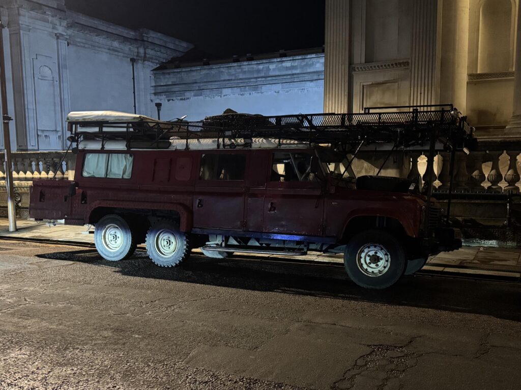 6 wheeled Land Rover