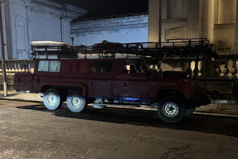 6 wheeled Land Rover