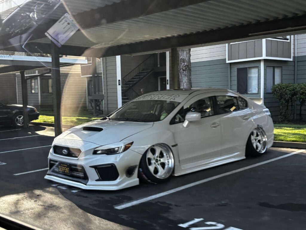 Saw this crazy WRX today!