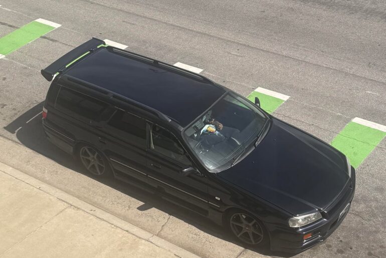 Spotted a [1997 Nissan Stagea Autech 260RS] in the wild today — 1 of 1,734 ever made apparently.