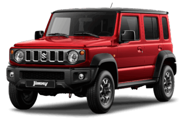 Suzuki Jimny 5 door. The Official Car Of....