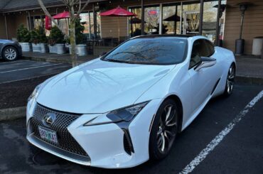 First time seeing two [Lexus LC500’s] in a day! Wilsonville, Oregon
