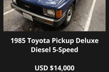 Yes Toyota used to sell a diesel truck in the US