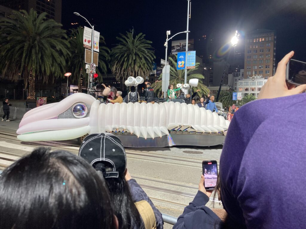 Very weird float in San Francisco's Chinese New Year parade