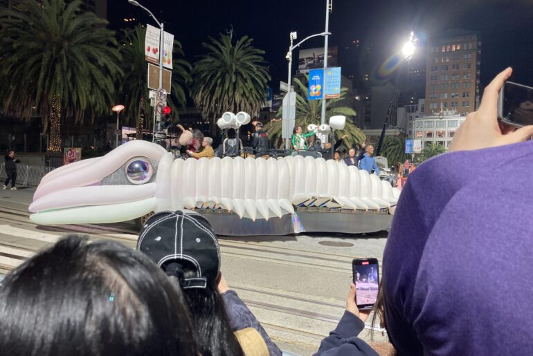Very weird float in San Francisco's Chinese New Year parade