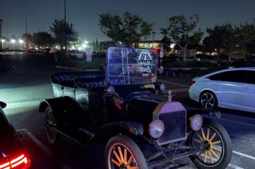 Dude in a [Ford Model T] rolled up to the bar last night