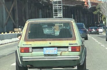 Old Volkswagen Rabbit and more cars today.