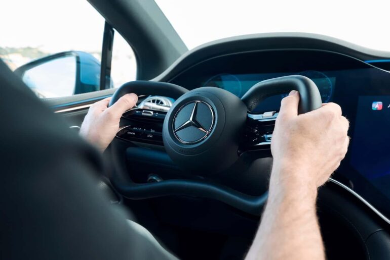 I Tried Mercedes' Futuristic New Steering Yoke. It's Better Than It Looks