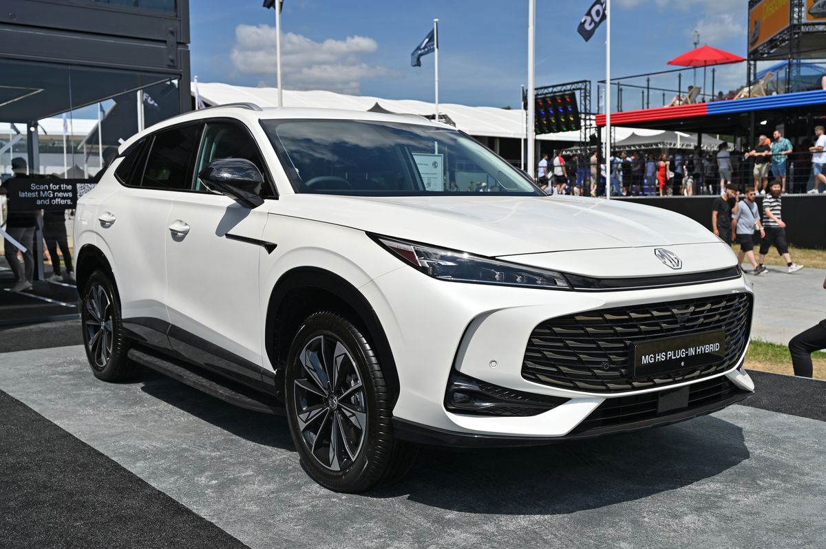 An MG HS Plug-In Hybrid SUV