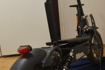 Chain driven electric scootter